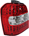 2007 Toyota Highlander - 3-Piece Kit Driver and Passenger Side Halogen Tail Light, Without bulb(s), OE Replacement,  Includes (1) Bumper Cover and (2) Tail Light
