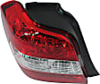 2007 Toyota Highlander - 3-Piece Kit Driver and Passenger Side Halogen Tail Light, Without bulb(s), OE Replacement,  Includes (1) Bumper Cover and (2) Tail Light