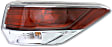 5-Piece Kit, Rear, Upper Primed Bumper Cover, CAPA Certified, Includes (1) Bumper Cover and (4) Tail Light