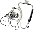 2008 Saturn Aura - 2-Piece Kit Timing Chain Kit, DOHC, Ecotec Engine, 16 Valve, Without Gears, For Engines With Variable Cam Gears, 2.4L 4Cyl,  Includes (1) Timing Chain Kit and (1) Water Pump