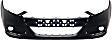 3-Piece Kit, Front Primed Bumper Cover, CAPA Certified, Includes (2) Bumper Cover and (1) Bumper Trim