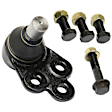 2-Wheel Set Front, Driver and Passenger Side Wheel Hub, 4 Lugs, With Bearing, With Sensor, Includes (2) Ball Joint and (2) Wheel Hub