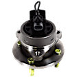 2-Wheel Set Front, Driver and Passenger Side Wheel Hub, 4 Lugs, With Bearing, With Sensor, Includes (2) Ball Joint and (2) Wheel Hub