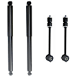 4-Piece Kit Rear Suspension Kit, Includes (2) Shock Absorber and (2) Sway Bar Link