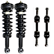 4-Piece Kit Front, Driver and Passenger Side Suspension Kit, Includes (2) Sway Bar Link and (2) Shock Absorber and Strut Assembly