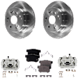 2-Wheel Set Rear Brake Kit With Calipers, 281.94 mm, Includes (2) Caliper, (2) Disc, and (1) Pad Set