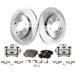 2-Wheel Set Rear Brake Kit With Calipers, 278.89 mm FWD, Includes (2) Caliper, (2) Disc, and (1) Pad Set