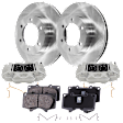 2-Wheel Set Brake Kit With Calipers, 319.02 mm, Includes (2) Brake Caliper, (2) Brake Disc and (1) Brake Pad Set