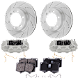 2-Wheel Set Brake Kit With Calipers, 318.9 mm, Includes (2) Brake Caliper, (2) Brake Disc and (1) Brake Pad Set