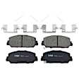 KIT-062224-171 2-Wheel Set Front Brake Disc and Pad Kit, Plain Surface 5 Lugs 329.95 mm Ceramic, Includes (1) Brake Pad Set and (2) Brake Disc