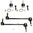 4-Piece Kit Front Suspension Kit, Includes (2) Ball Joint and (2) Sway Bar Link
