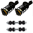 4-Piece Kit Suspension Kit, Includes (2) Sway Bar Link and (2) Shock Absorber and Strut Assembly