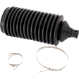 4-Piece Kit Driver and Passenger Side Suspension Kit, Includes (2) Steering Rack Boot and (2) Tie Rod End