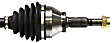 8-Piece Kit Front, Driver and Passenger Side Axle Assembly with Brake Discs, Brake Pad Set, and Control Arms, FWD, Standard Transmission