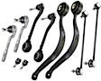 2004 BMW X5 - 7-Piece Kit Front, Driver and Passenger Side, Upper and Lower Control Arm Kit,  Includes (2) Axle Assembly, (2) Brake Disc, (1) Brake Pad Set, and (2) Control Arm