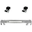3-Piece Kit Front, Driver and Passenger Side Bumper Bracket, (1) Bumper and (2) Bumper Bracket