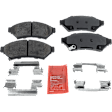 2-Wheel Set Rear Wheel Hub, 5 Lugs, With Bearing, With Sensor, AWD, 3.5L, 6Cyl, Includes (1) Brake Pad Set, (2) Wheel Hub and (2) Brake Disc