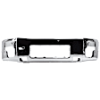 2006 Nissan Titan - 9-Piece Kit Front Bumper, Chrome, Includes (1) Bumper, (4) Bumper Bracket, (2) Bumper End, and (2) Bumper Trim