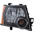 2011 Nissan Xterra - 4-Piece Kit Driver and Passenger Side Halogen Headlight, With bulb(s), OE Replacement,  Includes (2) Fog Light and (2) Headlight