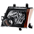 2011 Nissan Xterra - 4-Piece Kit Driver and Passenger Side Halogen Headlight, With bulb(s), OE Replacement,  Includes (2) Fog Light and (2) Headlight