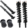 6-Piece Kit Air Suspension Kit, includes (2) Air Spring, (2) Loaded Strut, and (2) Shock Absorber