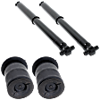 2006 GMC Envoy - 4-Piece Kit Rear, Driver and Passenger Side Air Suspension Kit, Generation Ii Design  Includes (2) Air Spring and (2) Shock absorber