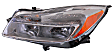2-Piece Kit Driver Side Halogen Headlight, With bulb(s), Sedan, OE Replacement, Includes (1) Fog Light and (1) Headlight
