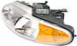 2-Piece Kit Driver Side Halogen Headlight, With bulb(s), OE Replacement, Includes (1) Fog Light and (1) Headlight