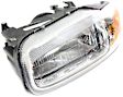2-Piece Kit Driver Side Halogen Headlight, With bulb(s), OE Replacement, Includes (1) Fog Light and (1) Headlight