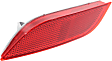 2008-2011 Subaru Impreza - 3-Piece Kit, Rear Primed Bumper Cover, Hatchback, Canada or USA Built Vehicle, For Models Without Sport Package, Includes (1) Bumper Cover and (2) Bumper Reflector