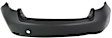 2008-2011 Subaru Impreza - 3-Piece Kit, Rear Primed Bumper Cover, Hatchback, Canada or USA Built Vehicle, For Models Without Sport Package, Includes (1) Bumper Cover and (2) Bumper Reflector