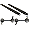 4-Piece Kit Rear Suspension Kit, Includes (2) Shock Absorber and (2) Sway Bar Link