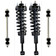 4-Piece Kit Front Suspension Kit, Includes (2) Loaded Strut and (2) Sway Bar Link
