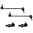 4-Piece Kit Front Suspension Kit, Includes (2) Ball Joint and (2) Sway Bar Link