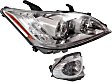 2-Piece Kit Passenger Side Halogen Headlight, Without bulb(s), OE Replacement, Includes (1) Fog Light and (1) Headlight