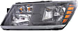 2-Piece Kit Driver Side Halogen Headlight, With bulb(s), OE Replacement, Includes (1) Fog Light and (1) Headlight