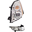 2010 Cadillac DTS - 2-Piece Kit Driver Side HID/Xenon Headlight, With bulb(s), Except Export Models (Non- US Market), OE Replacement, Sedan,  Includes (1) Fog Light and (1) Headlight