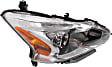 2014 Nissan Altima - 2-Piece Kit Passenger Side Halogen Headlight, With bulb(s), OE Replacement, Sedan,  Includes (1) Headlight and (1) Turn Signal Light