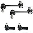 4-Piece Kit Front Suspension Kit, Includes (2) Sway Bar Link and (2) Tie Rod End