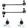 4-Piece Kit Front Suspension Kit, Includes (2) Ball Joint and (2) Sway Bar Link