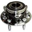 3-Piece Kit Front, Driver and Passenger Side Axle Assembly, New, Includes (2) Axle Assembly and (1) Wheel Hub