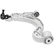 4-Piece Kit Front, Driver and Passenger Side, Lower Control Arm, includes (2) Control Arm and (2) Wheel Hub