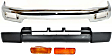 1998 Toyota 4Runner - 4-Piece Kit Front Bumper, Chrome, Sport Utility, Includes (1) Bumper, (2) Turn Signal Light, and (1) Valance