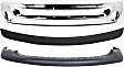 2003 Dodge Ram 1500 - 3-Piece Kit Front Bumper, New Body Style, For Models With Bumper and Upper Fascia, Chrome, Includes (1) Bumper, (1) Bumper Trim, and (1) Valance