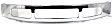 4-Piece Kit, Front Bumper, Chrome, Includes (1) Bumper, (2) Fog Light, and (1) Valance