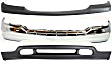 3-Piece Kit, Front Bumper, Chrome, Includes (1) Bumper, (1) Bumper Trim, and (1) Valance