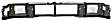 4-Piece Kit Driver and Passenger Side Grille and Grille Extension Paintable, Includes (3) Grille Assembly and (1) Header Panel