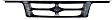 4-Piece Kit Driver and Passenger Side Grille and Grille Extension Paintable, Includes (3) Grille Assembly and (1) Header Panel