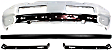 4-Piece Kit, Front, Upper Textured Bumper Cover, Includes (1) Bumper, (2) Bumper Bracket, and (1) Bumper Cover