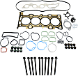 2-Piece Kit Engine Gasket Set Overhaul, Includes (1) Cylinder Head Bolt and (1) Cylinder Head Gasket